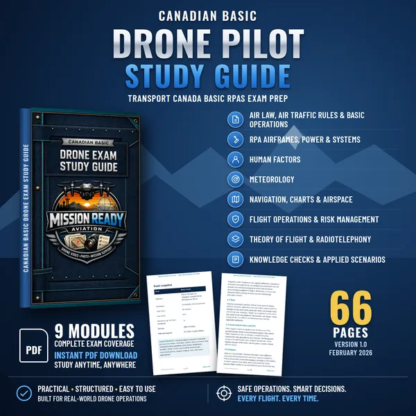 Canadian Basic Drone Pilot Study Guide