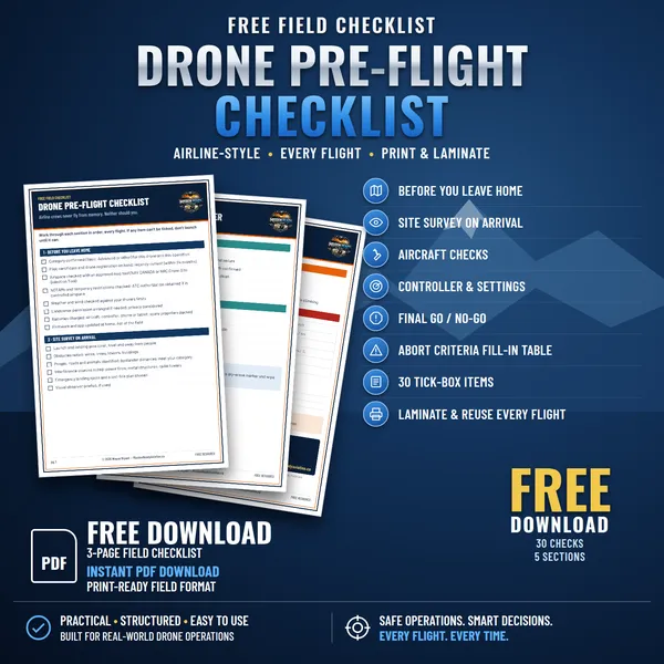 Drone Pre-Flight Checklist